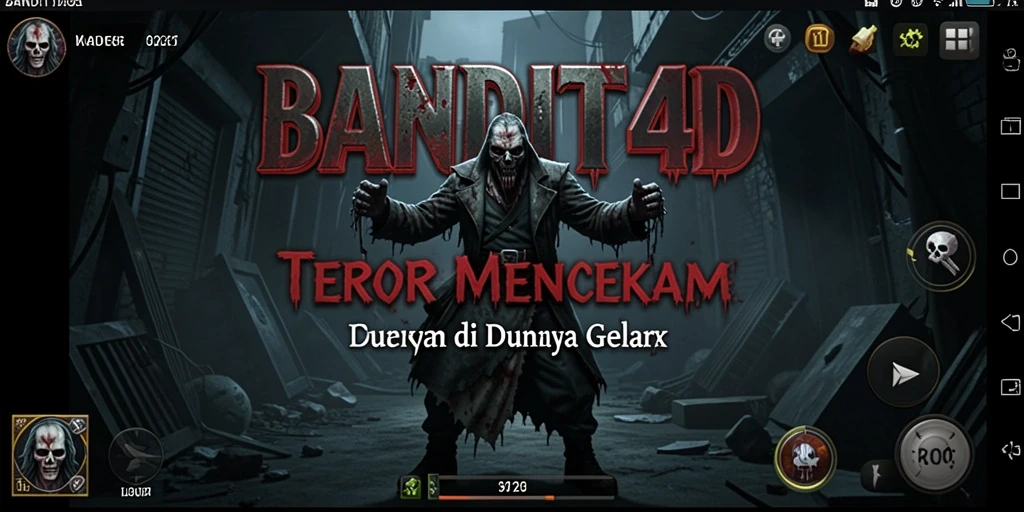 Gameplay menyeramkan yang penuh misteri dalam BANDIT4D.