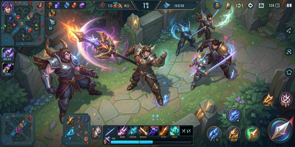 Tampilan gameplay seru BOSJOKO yang menampilkan pertempuran tim.