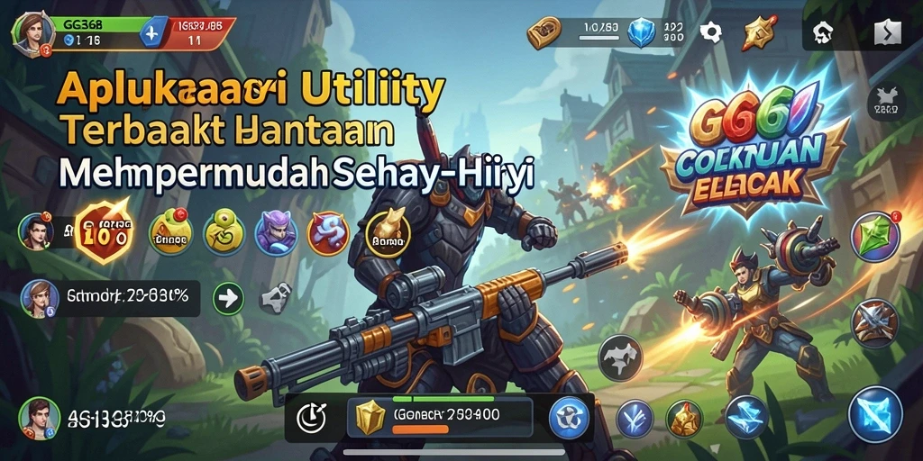 Tangkapan layar utama dari aplikasi GG368 menunjukkan antarmuka pengguna yang sederhana dan fungsional.
