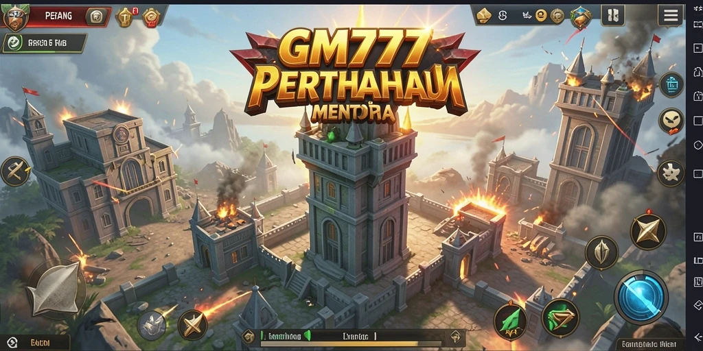 Lihat aksi seru dalam permainan Tower Defense GM777.