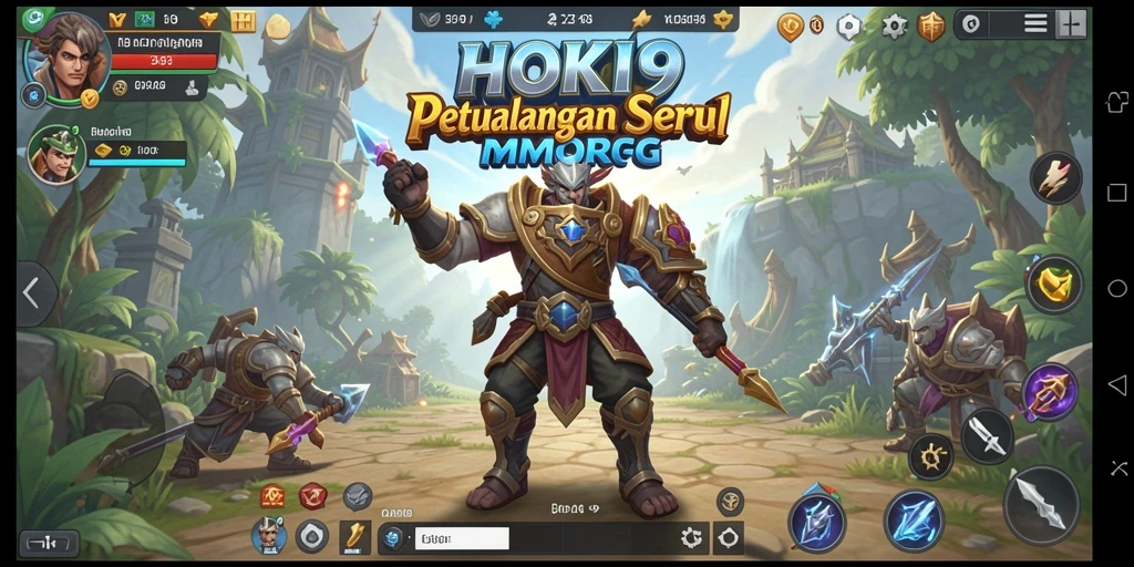 Tangkapan layar gameplay HOKI9 menunjukkan petualangan seru di dunia MMORPG.
