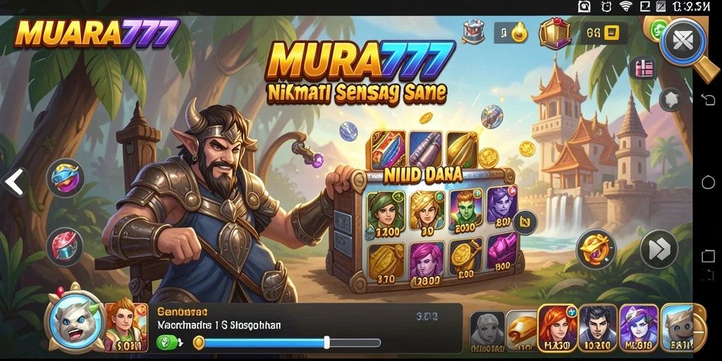Tampilan gameplay seru dan interaktif di MUARA777.
