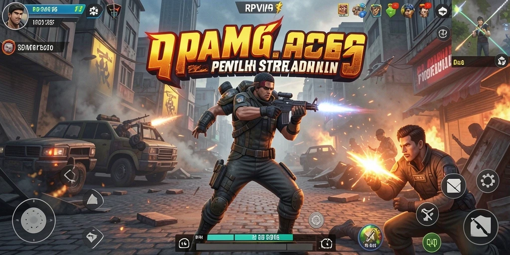 Gameplay RPVIP6 yang mendebarkan dengan aksi pertarungan yang intens.
