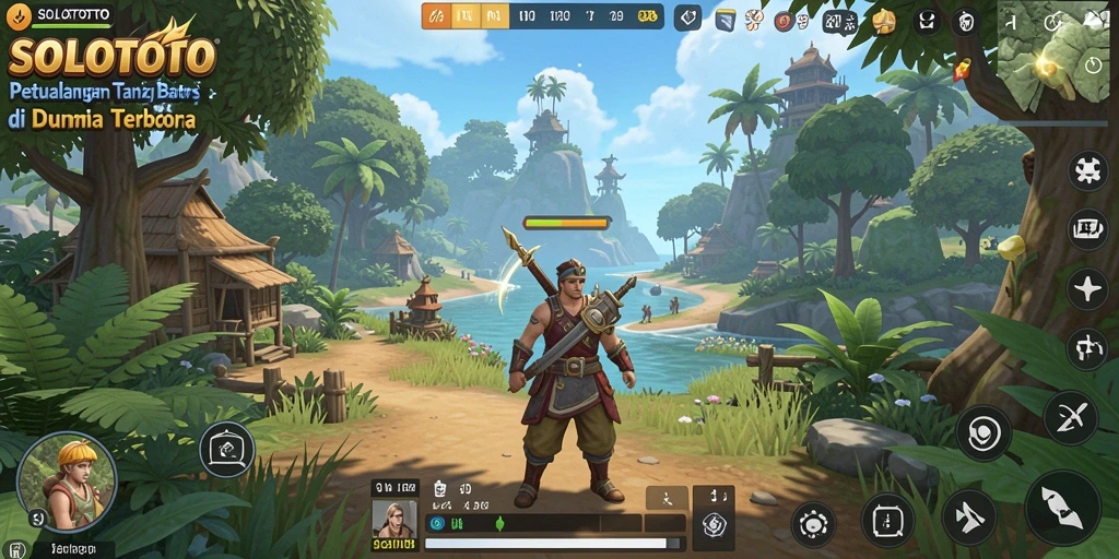 Tangkapan layar gameplay SOLOTOTO yang menampilkan kebebasan petualangan.